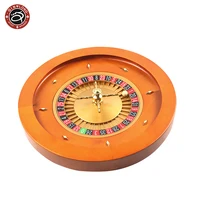 

Baccarat Texas Poker Blackjack Gambling Products High quality Solid wooden 18 inch Solid Wood Professional Casino Roulette Wheel