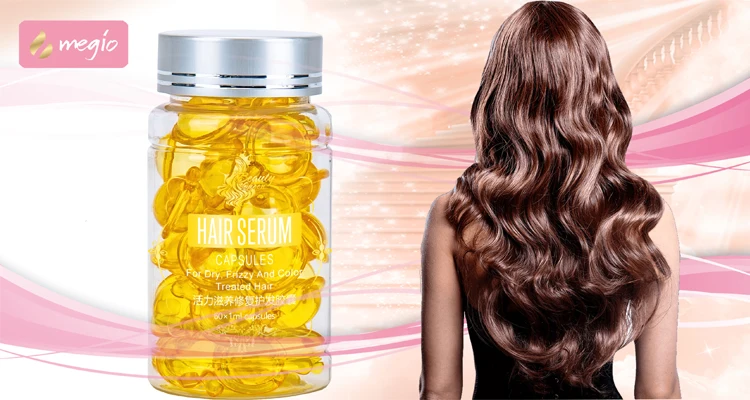 Hair Care Vitamin E Keratin Serum Capsules For Drape Smooth Hair - Buy Hair  Serum Capsule Product on 