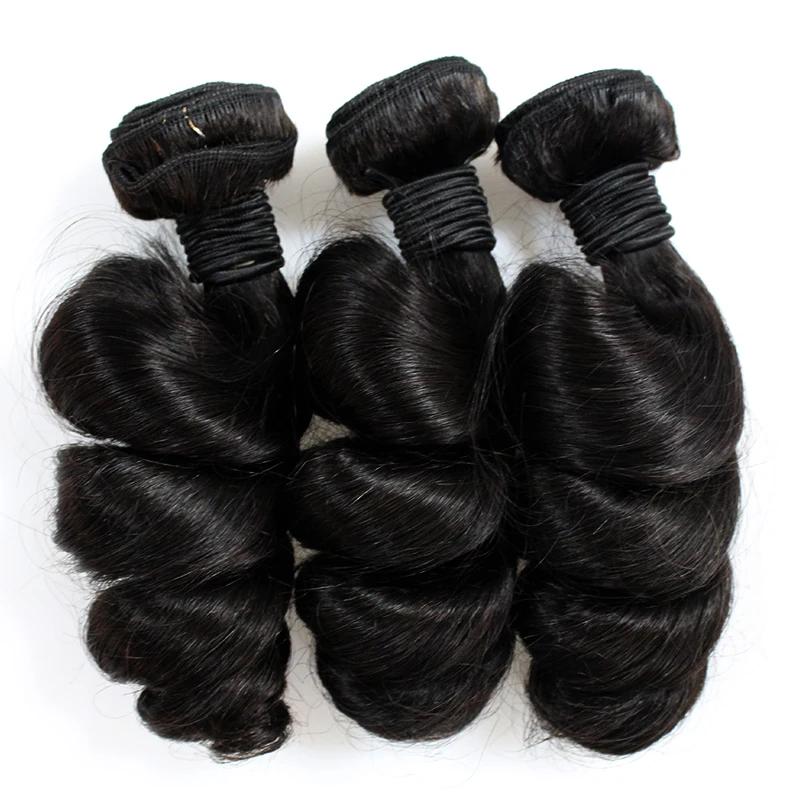 Wholesale Loose Wave  Hot Selling Remy Human Hair Extensions Natural Color Top Quality Unprocessed Hair