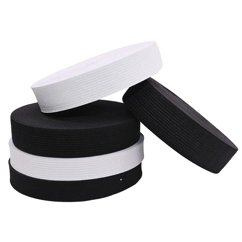 Multi-size black and white Elastic Bands Elastic Ribbon Clothing Bags Trousers