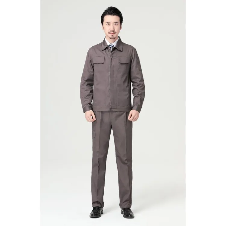 

New-style cotton durable mechanical work uniform for fire safety protection for industrial factory workers