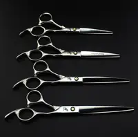 

Hair Cutting Scissors and Thinning Shears Set, Professional Barber Haircut Scissors Kit Include Razor Edge and Teeth Edge