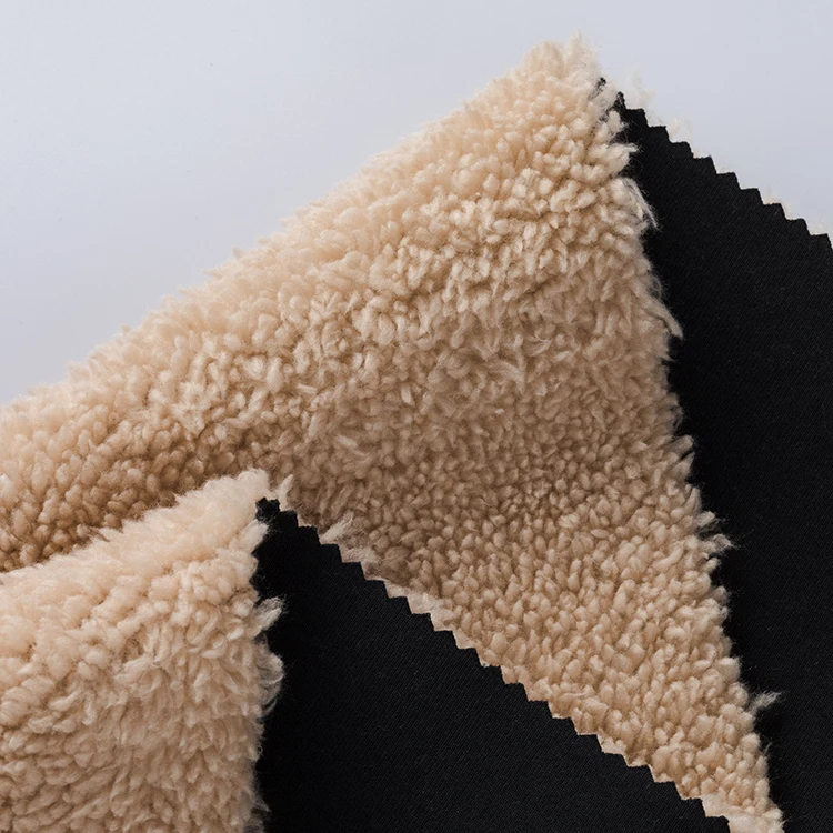 
Factory wholesale black cloth plus lamb cashmere fabric for Clothing pajamas underwear 