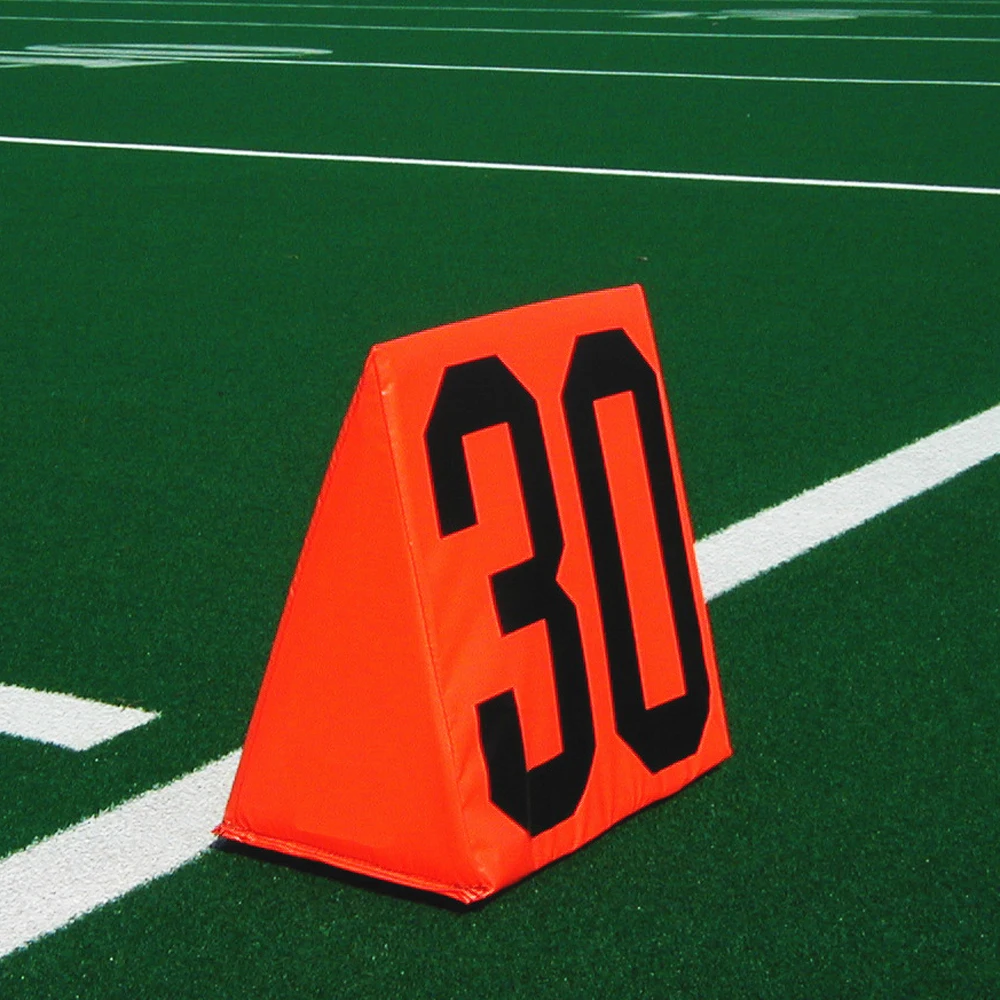 Yardage Markers Folding Weighted Football Sideline Yardage Markers