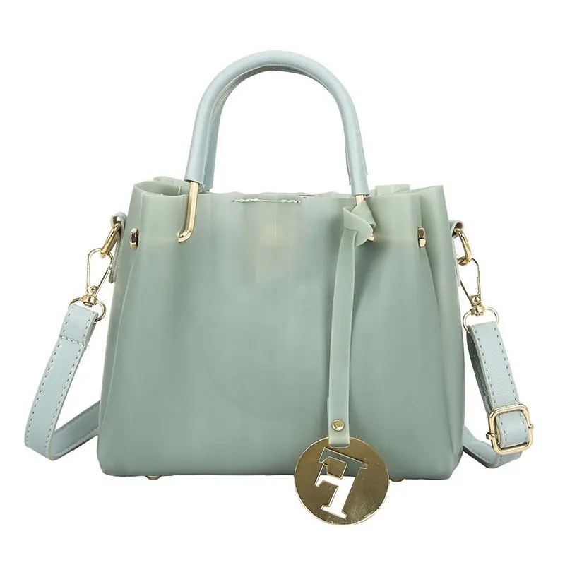 

2021 Fashion Wholesale Women High Capacity Handbag Fashion Shoulder Bag Jelly Stripes Designer Handbag, White,green,black,pink