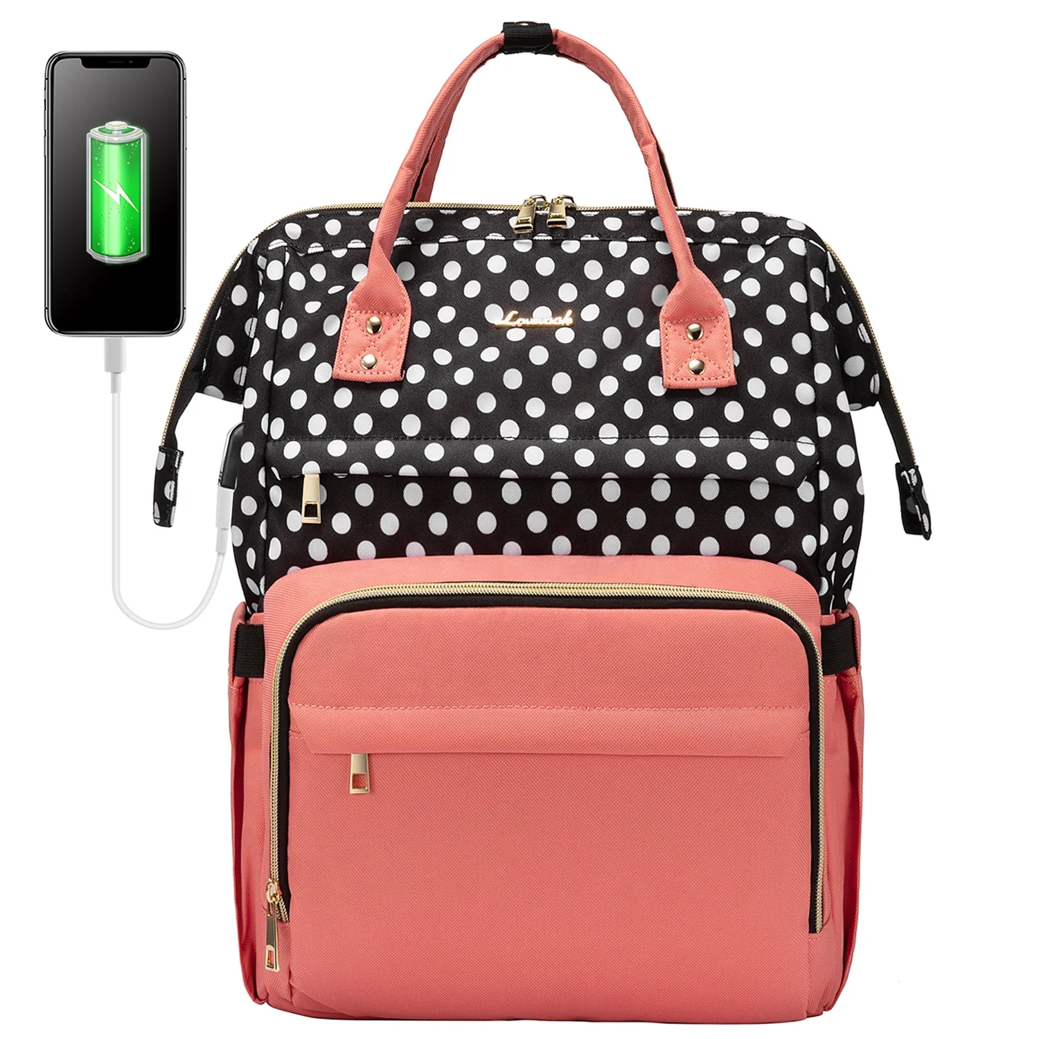 

LOVEVOOK 2021 Women Back packs 14/15.6/17 Inch Business Computer Bag with USB Port Men Travel Laptop Backpacks School Bags