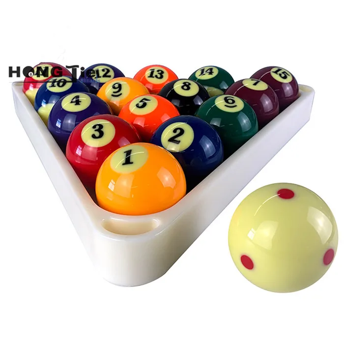 

Customize design high quality professional american billiards pool table complete training billiard ball set, Multi color