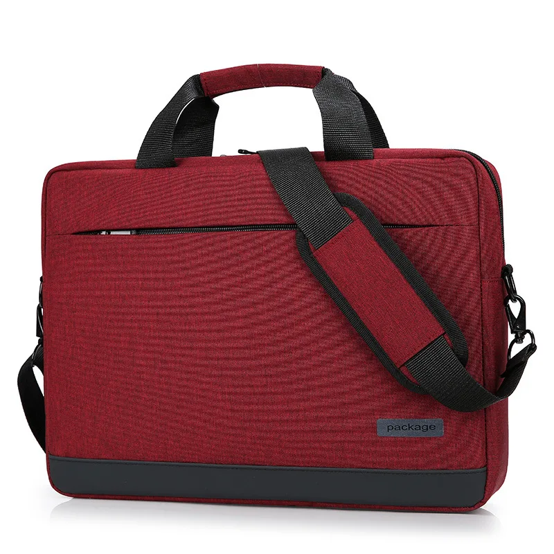 

Computer hand bill shoulder briefcase Simple fashion large capacity laptop bag