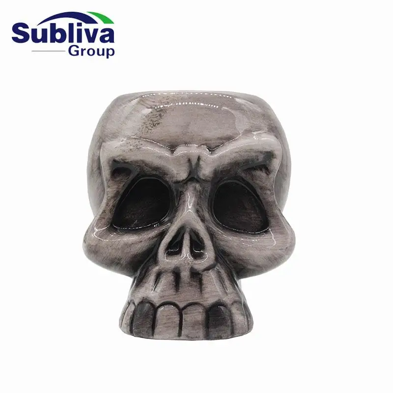 Ceramic Skull Tiki Mug 660ml