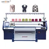 Dual system computer flat knitting machine sweater making machine