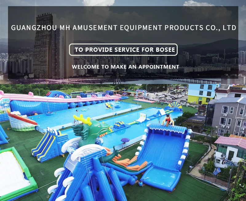 Commercial Large Inflatable Amusement Park Fun City Equipment For Sale