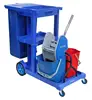 JH-011High quality Multifunction Hotel cleaning trolley hotel housekeeping cleaning cart service trolley