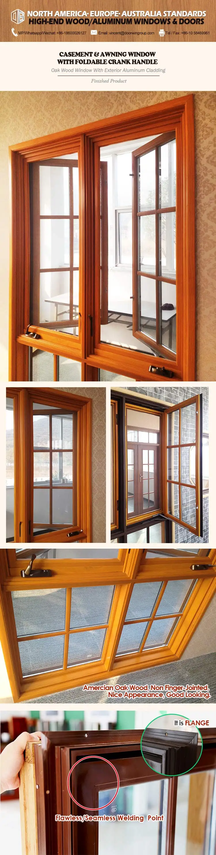 China Factory Seller timber window profiles parts manufacturers