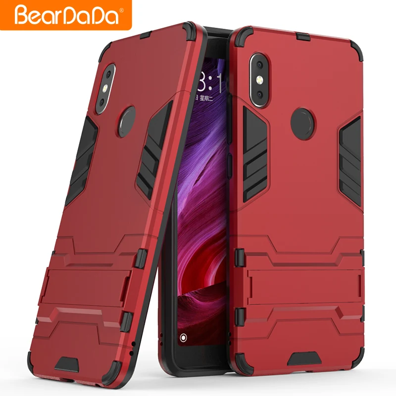 

Factory price armor Shockproof kickstand hybrid case back cover phone case For Xiaomi Redmi Note 5 7