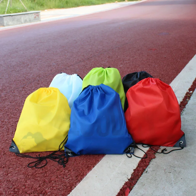 

Factory custom logo sports backpack 210D polyester drawstring bag, Customized color