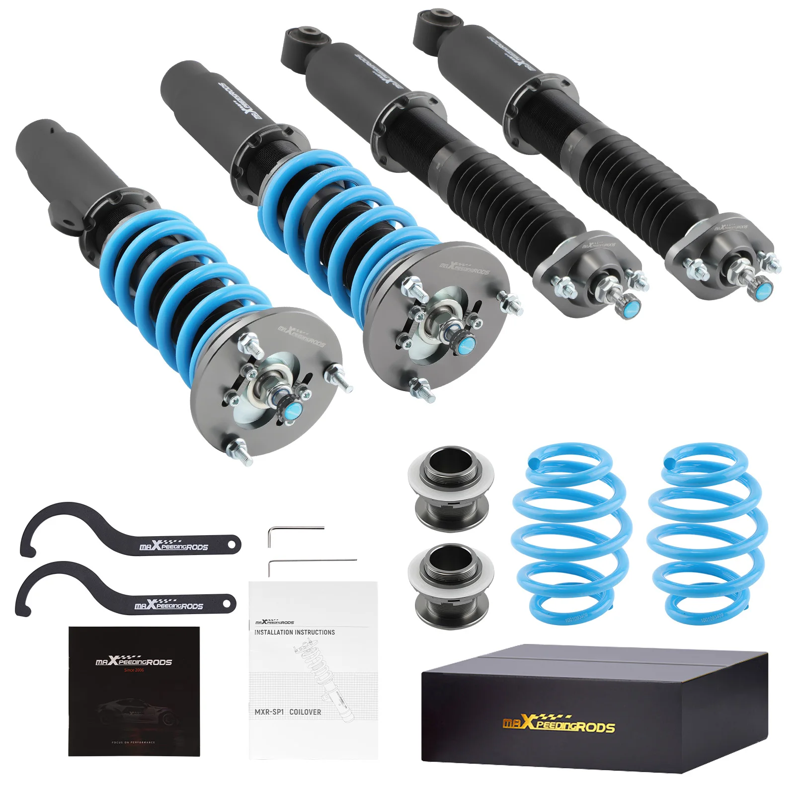 

Maxpeedingrods 24 way Damping Coilovers shock Kit For BMW 3 E46 316i 325i 328i 330i 323i 325i 318d 320d 330d