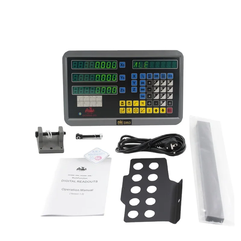 

3 axis Digital Readout display meter for machine tool with one, Silvery white