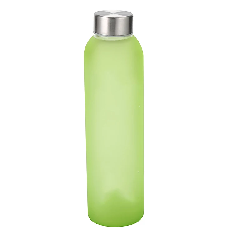 

Promotional custom logo printing borosilicate glass water bottle with silicone sleeve, As picture