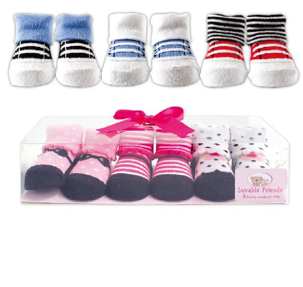 

100% Cotton Baby Socks Cartoon Animal Cotton Socks New Born Gift Set with 3pcs
