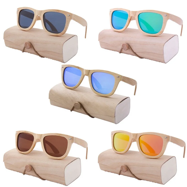 

2021 Fashion Full Bamboo Custom Eco Friendly UV400 Polarized Sunglasses Sun Glasses, As shown in the details