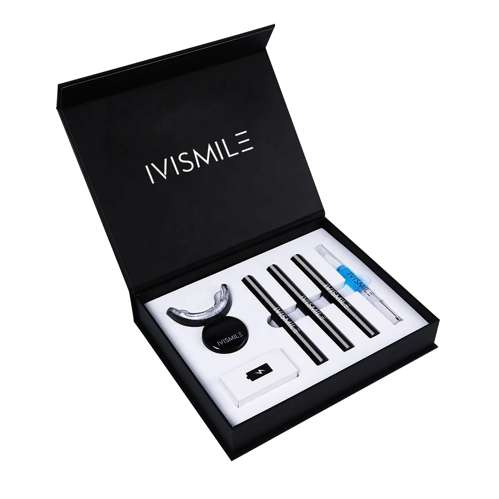 

IVISMILE Dental Trending Wireless Blue and Red Light Teeth Whitening Kits Gentle Gel Designed for Sensitive Teeth