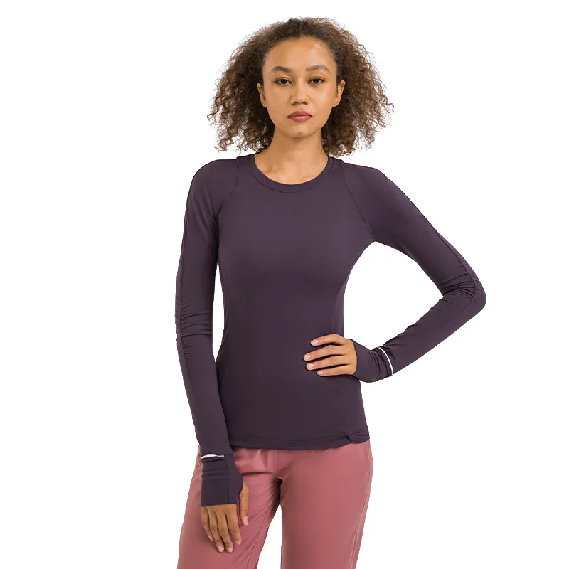 

New Sports Tops Gym Women Fitness T Shirt Long Sleeve Mesh Womens Gym Wear Women Yoga Top