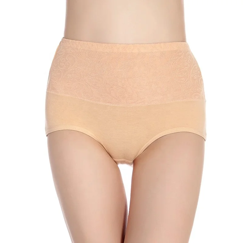 1049 Luxury High Waist Lady Bamboo Underwear Jockey Underwear