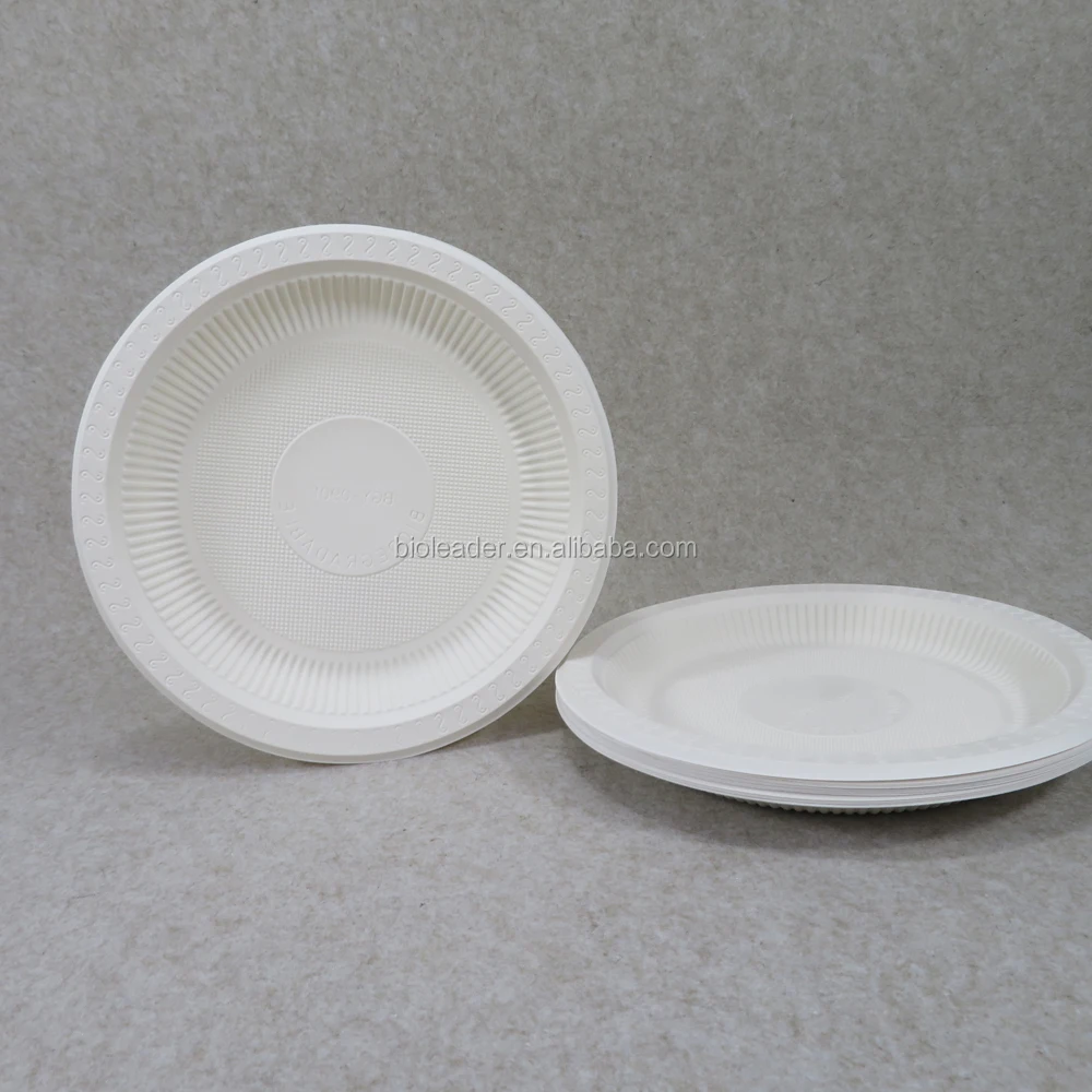 

Bioleader 100% Biodegradable 6 Inch Cornstarch Plate Dishes & Plates Round Rice Dish Customized Pattern 50000pcs Everyday >10