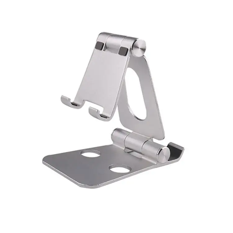

Phone foldable stand holder HOPsy aluminium foldable mobile cell phone holder, Black, silver