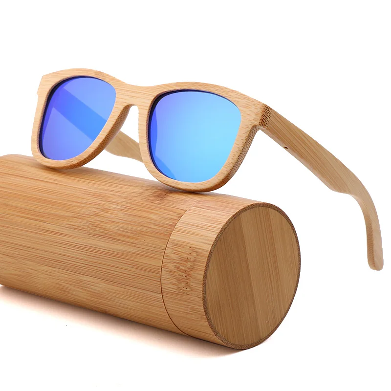 

High quality Wholesale Custom Logo Wooden Sun glasses UV400 Bamboo wood Polarized sunglasses bambu