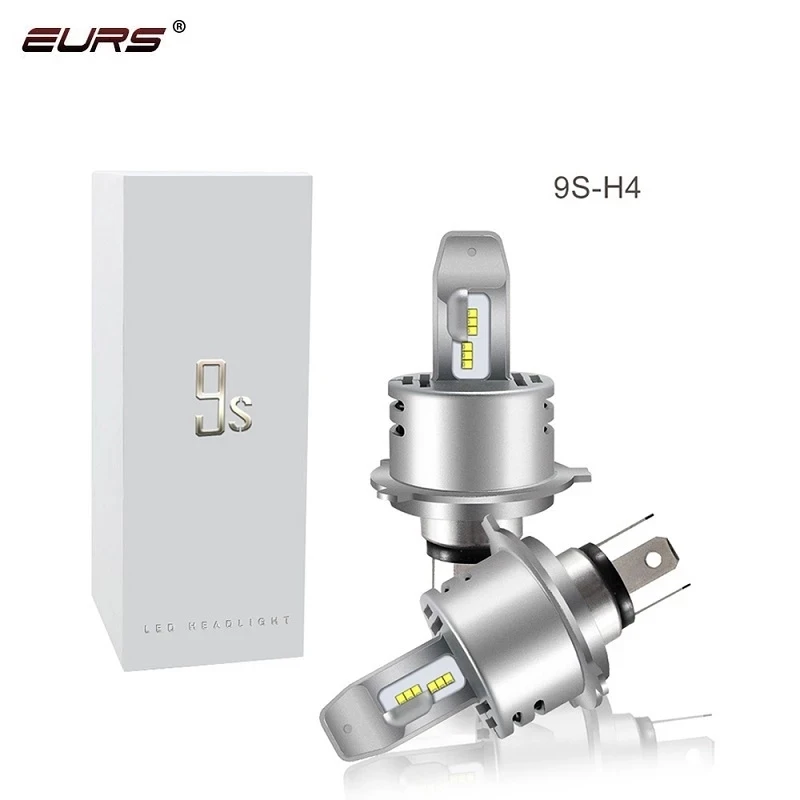 

EURS ZES Chip Auto headlamp H4 led H7 Car Headlight H11 9005 H1 9006 12000LM 9S Car Lights Hi/Lo Beam Canbus Error Free 6000K