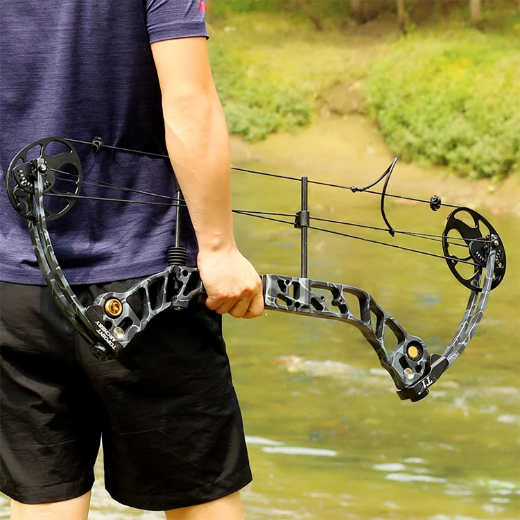 Outdoor Hunting Shooting Compound Bow Archery Adjustable 70lbs