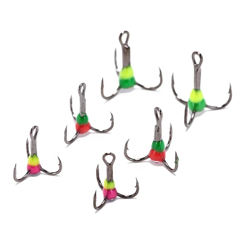 

TY Winter Ice Fishing Three Anchor Hook Lure Mini Metal Bait Fish Fishhooks Winter Ice Fishing Three Anchor Hook Lure