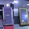 Portable photobooth shell mobile photo booth with printer camera