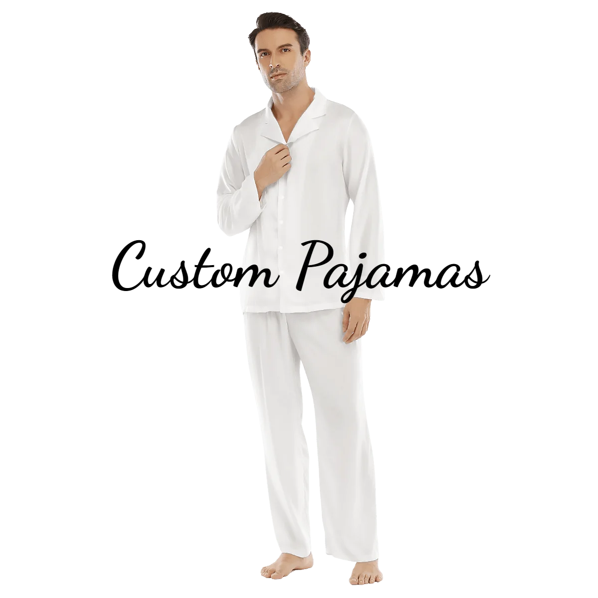

Two Piece Designer Family Christmas Pajamas Men'S Pajamas, Customized color
