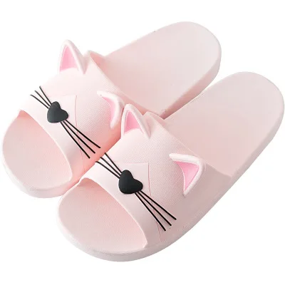 

Summer lovely cartoon cool slippers men and women home indoor and outdoor non-slip comfortable couples cool slippers, As picture
