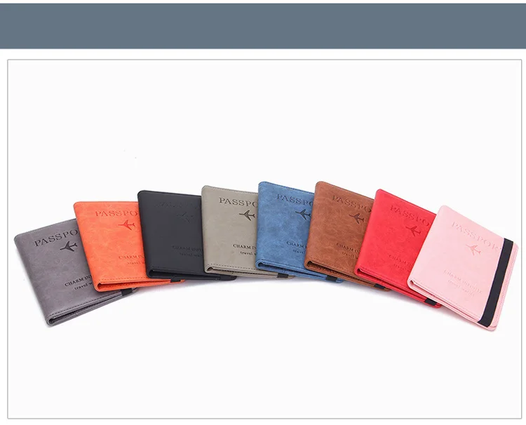 2026 Custom Sublimation Travel Wallet with RFID Card Holders and Passport Cover Cowherd Fashion