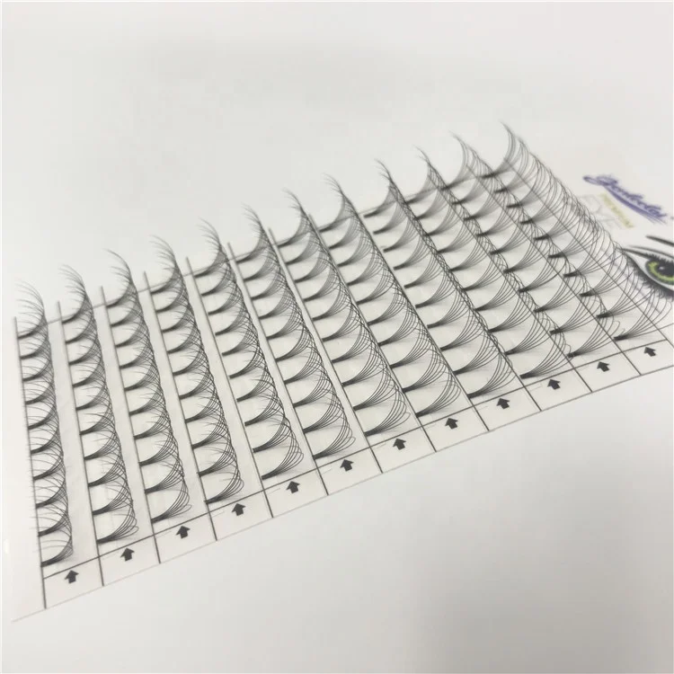 

Pre Fanned Eyelashes Sharp Stem Super Volume 0/07 Curl C D Lash Extensions 5D Premade Fans 21mm Soft Handmade Direct Factory