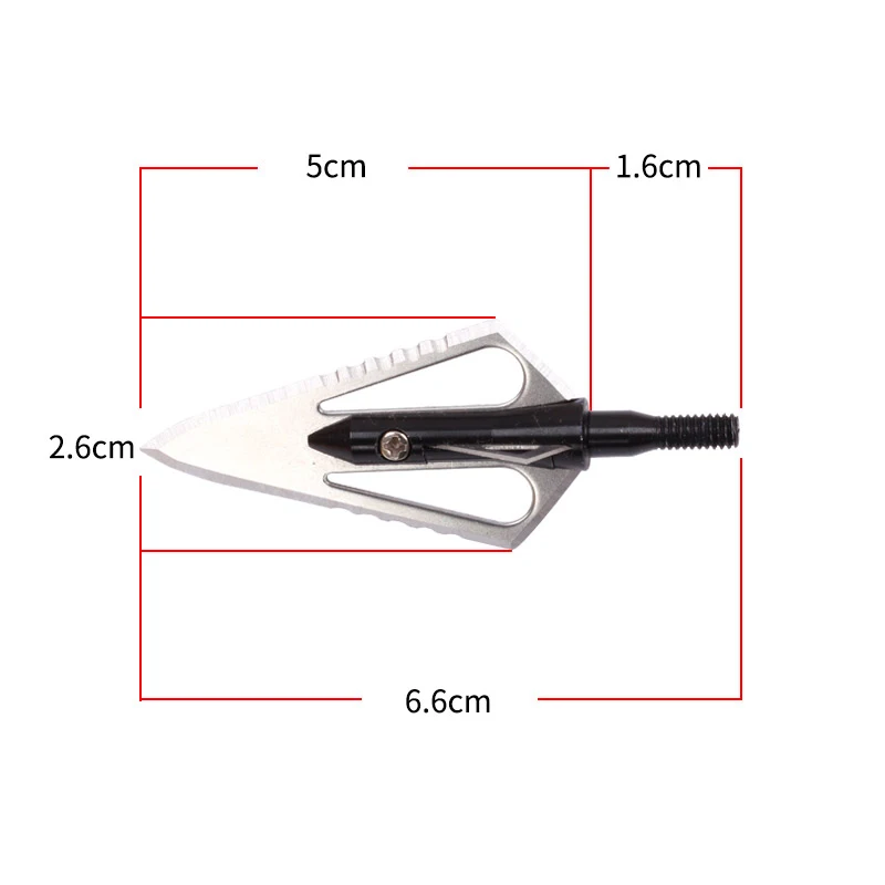 

Hunting Tips Stainless Steel Hunting Arrowheads Points 6pcs with Arrow box