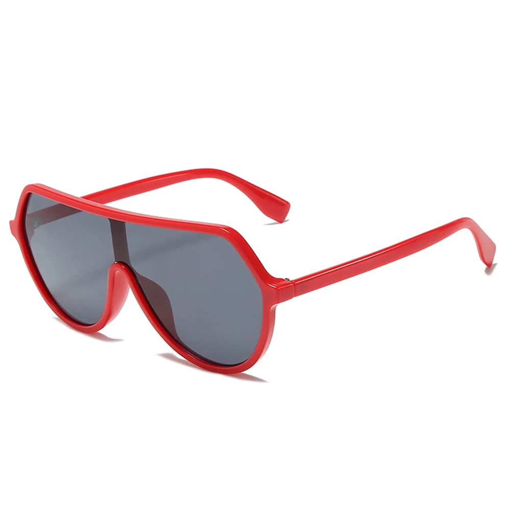

Keloyi 2021 new Large frame irregular sun glasses Fashion ladies frame integrated lens sun glasses UV400 glasses 87053