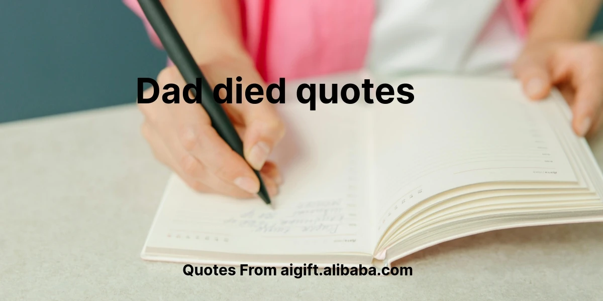 dad died quotes