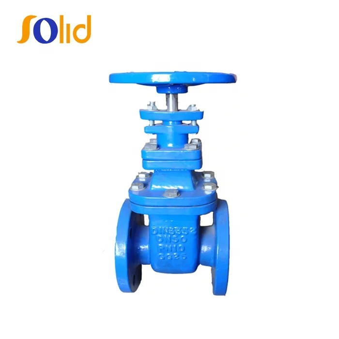 DIN3352 F4 DI (GGG40/GGG50) Double Flanged End Metal Seal Gate Valve