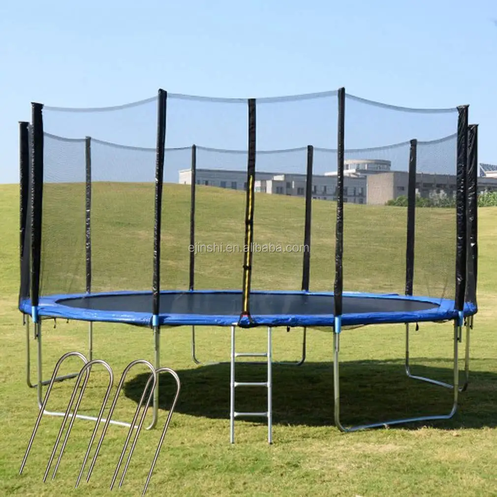 heavy duty u type anchors galvanized 12" metal tent stakes