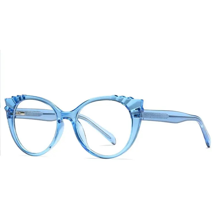 

2021 Hot Sell Oversized Fashion Eyeglasses River Glasses Spectacle Eye Wear Optical Frame Anti Blue Ray Optical Glasses Square