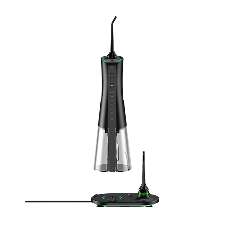 

Healthy Water Jet Flosser Oral Dental Care Irrigator, Black,white