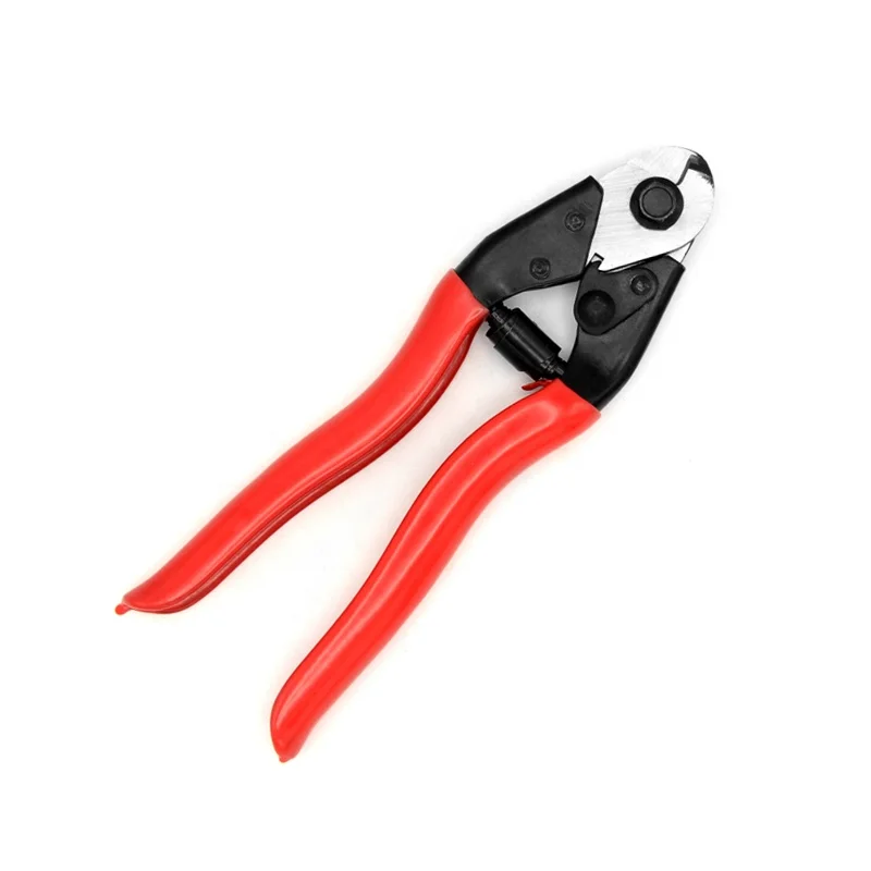

Manual Steel Rope Cutting Tool Jaw self-locking cutter Wire Cable Cutter, Black