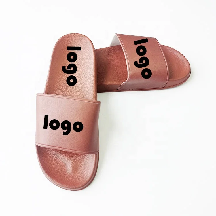 

2022 cheap wholesale custom printing unisex pvc pu rubber slides slipper design blank sublimation embossed custom logo slides