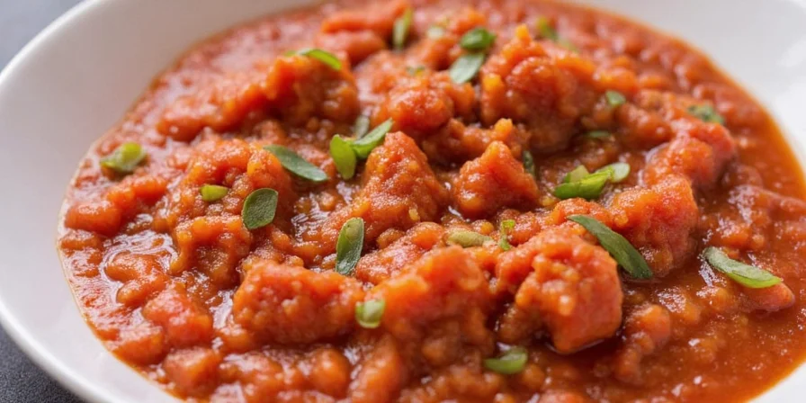 Side-by-side examples of good vs bad sofrito
