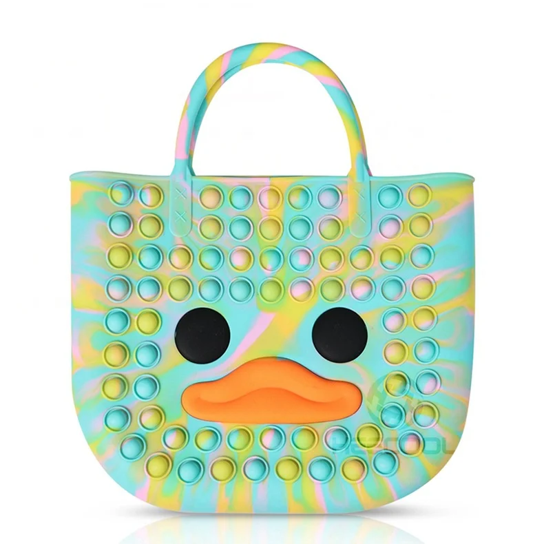 

2021 new popular fingertip bag popular school bag push popular bag handbag, Colorful