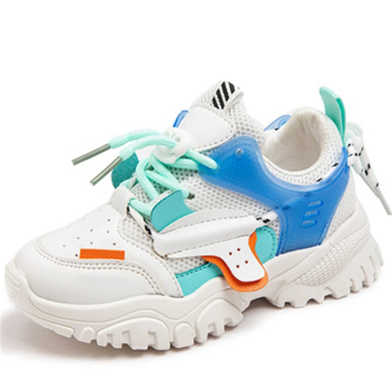 

Dropshipping Custom Logo Kids Chunky Sneaker Mesh Breathable Boys Girls Running Shoes Comfortable Casual Footwear